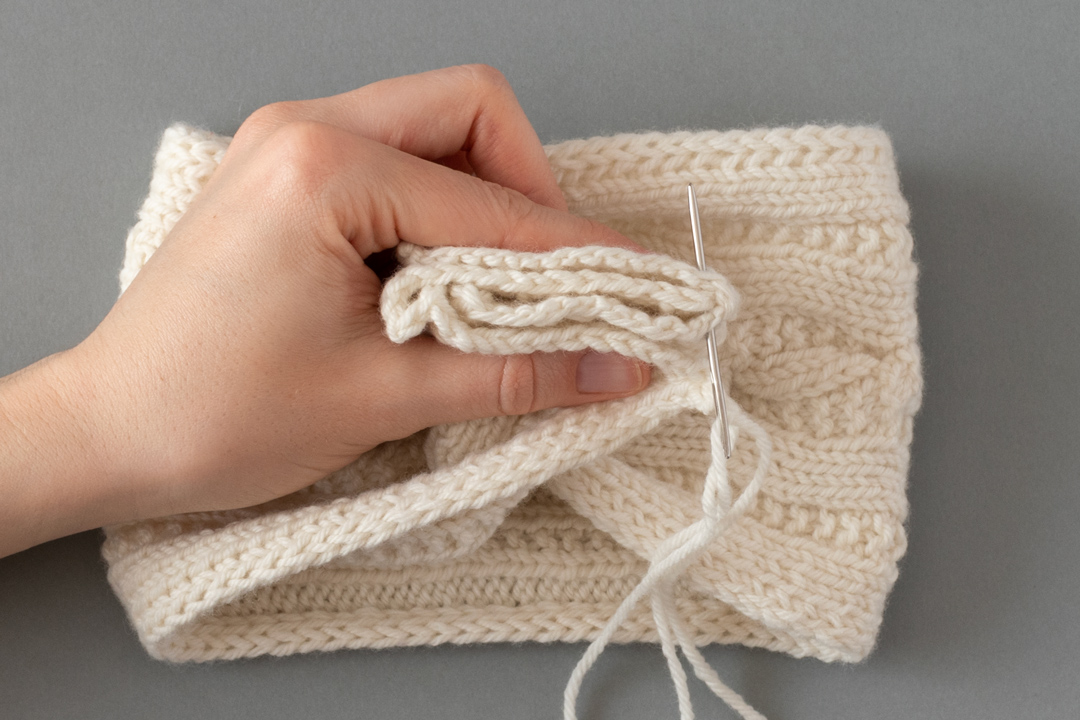 Ice Queen Headband knitting pattern