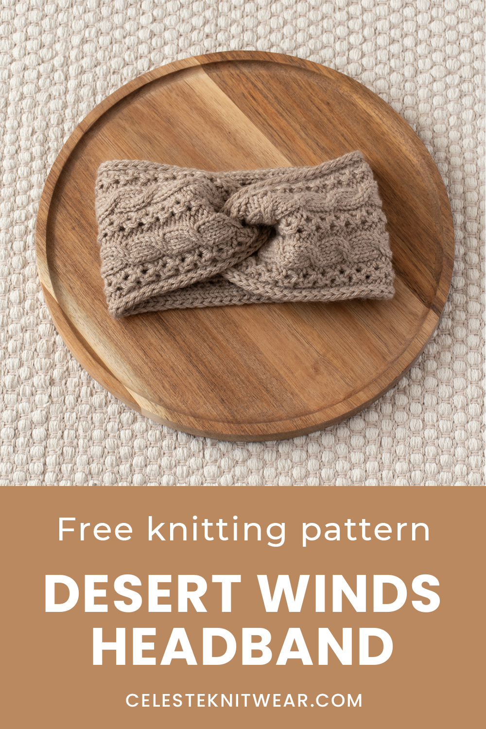 Desert Winds Headband knitting pattern