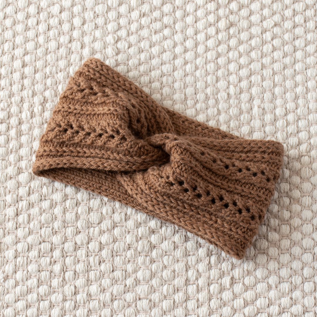 Fall Crown Headband knitting pattern