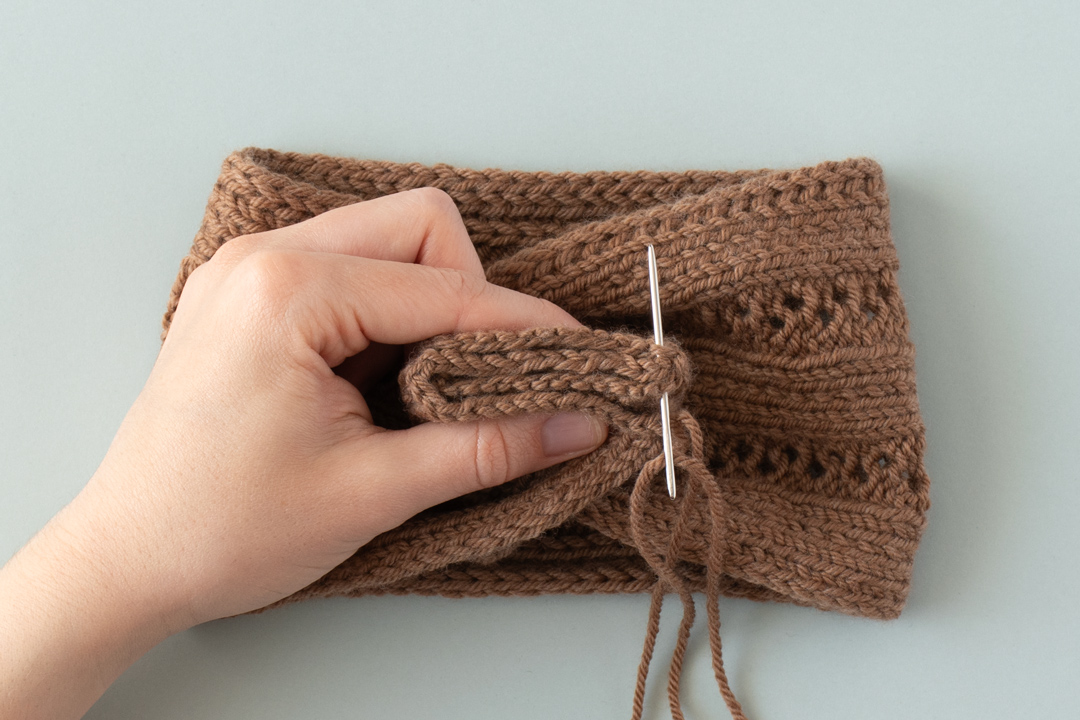 Fall Crown Headband knitting pattern