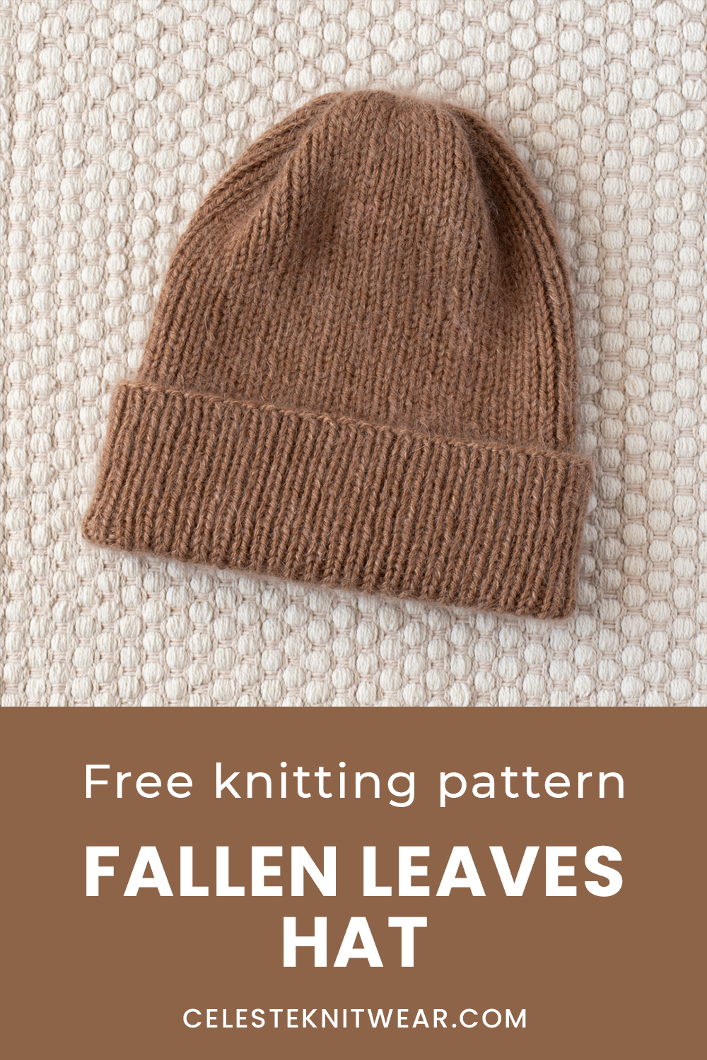 Fallen Leaves Hat knitting pattern
