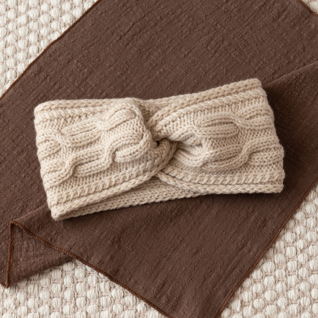 Ceramic Art Headband knitting pattern