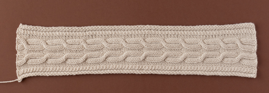 Ceramic Art Headband knitting pattern