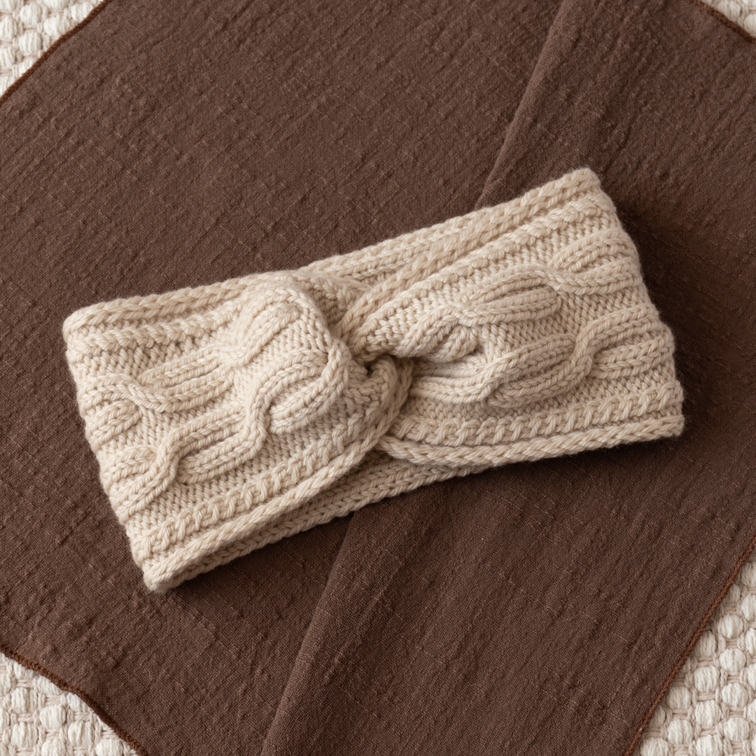 Ceramic Art Headband knitting pattern
