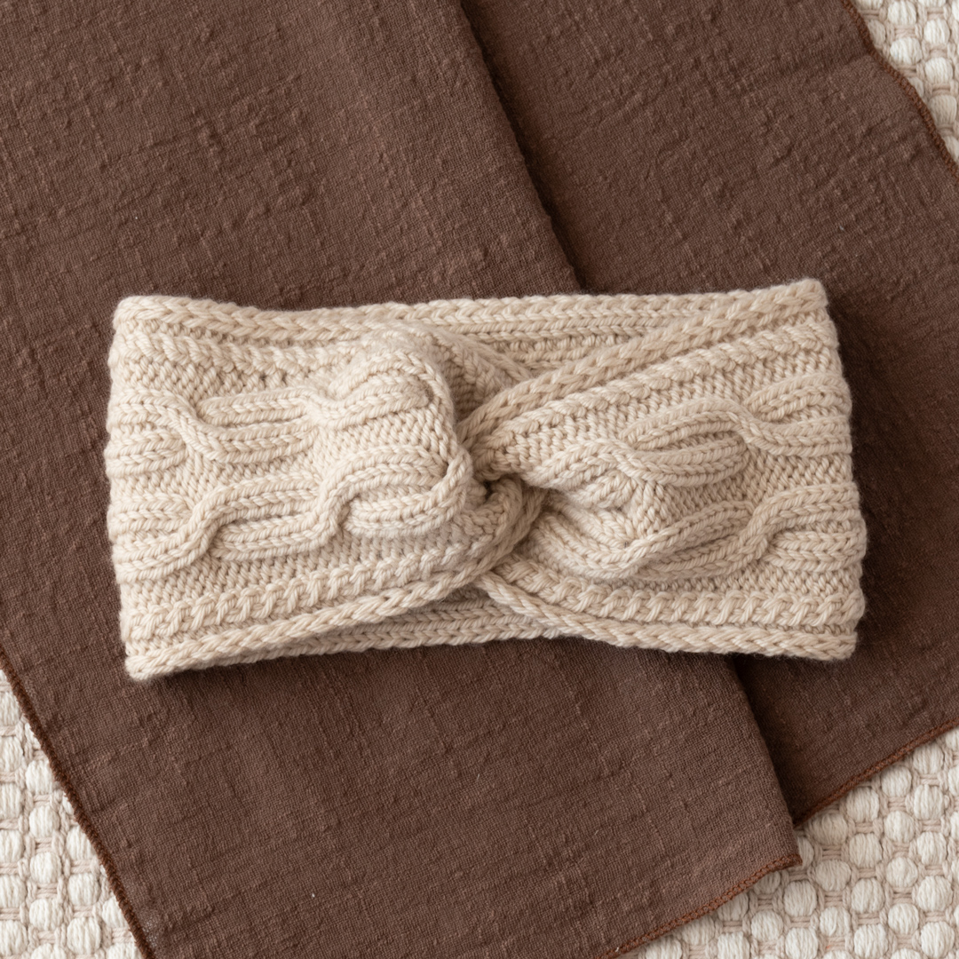 Ceramic Art Headband knitting pattern