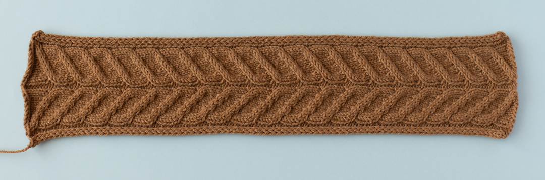 Collecting Acorns Headband knitting pattern