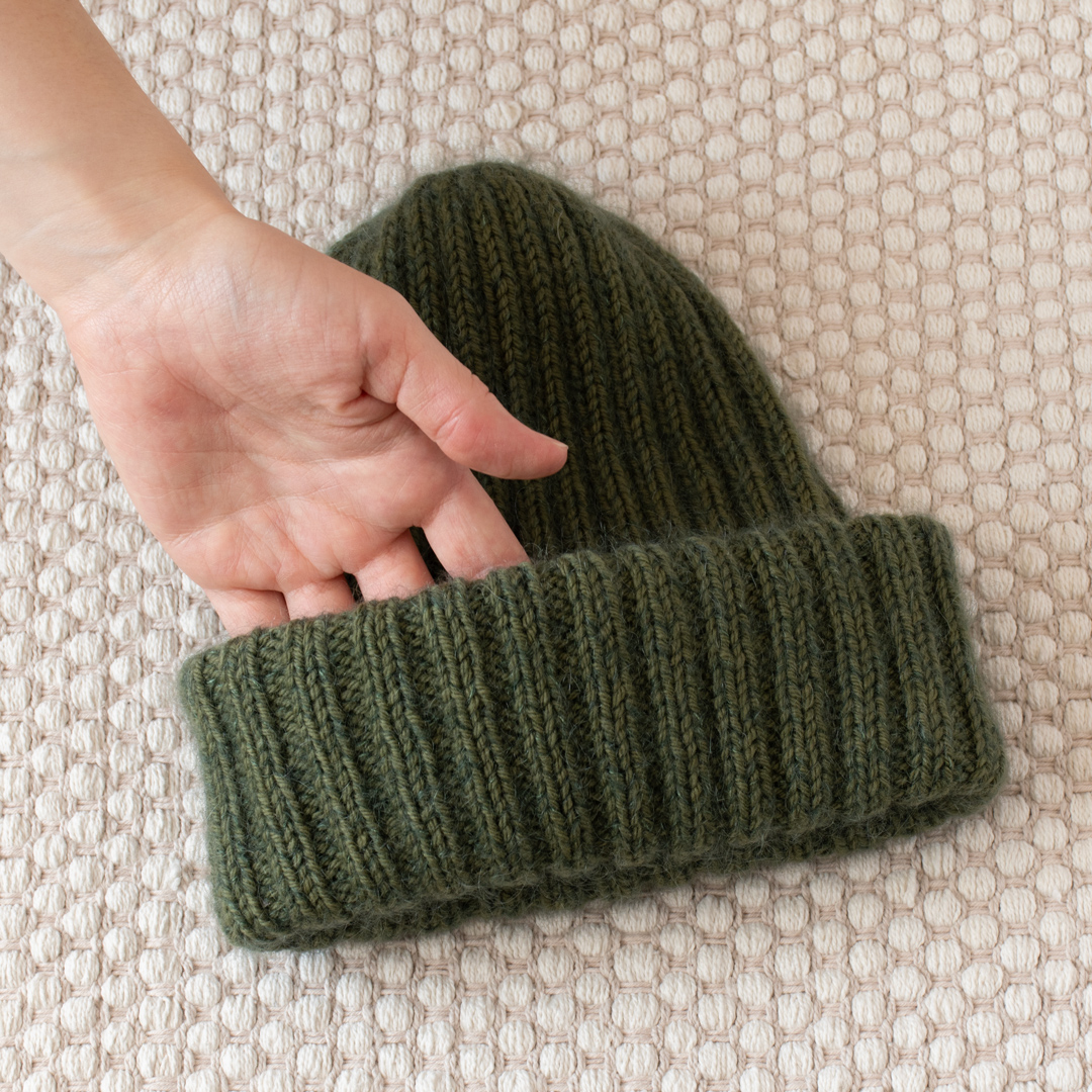 Forest Moss Hat knitting pattern