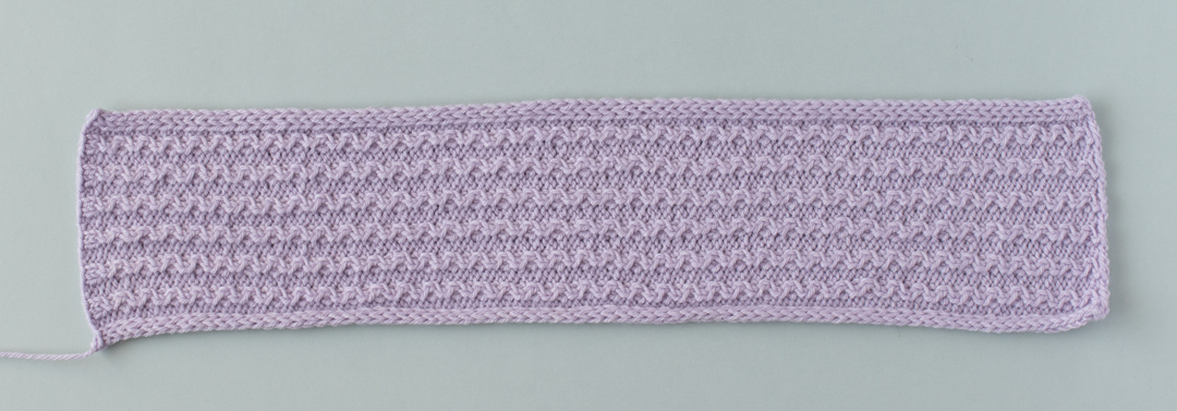 Lavender Fields Headband knitting pattern