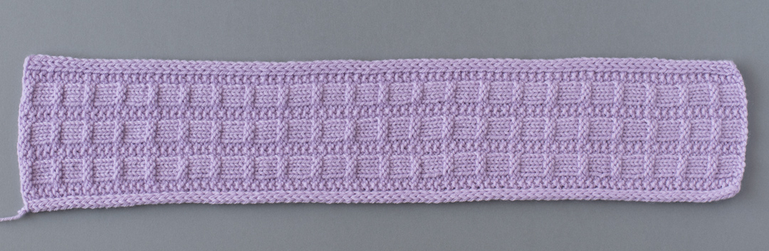 Lilac Bushes Headband knitting pattern