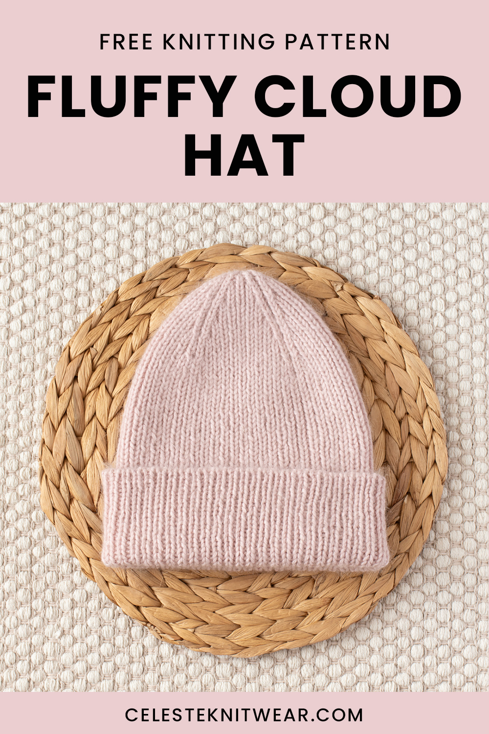 Fluffy Cloud Hat knitting pattern