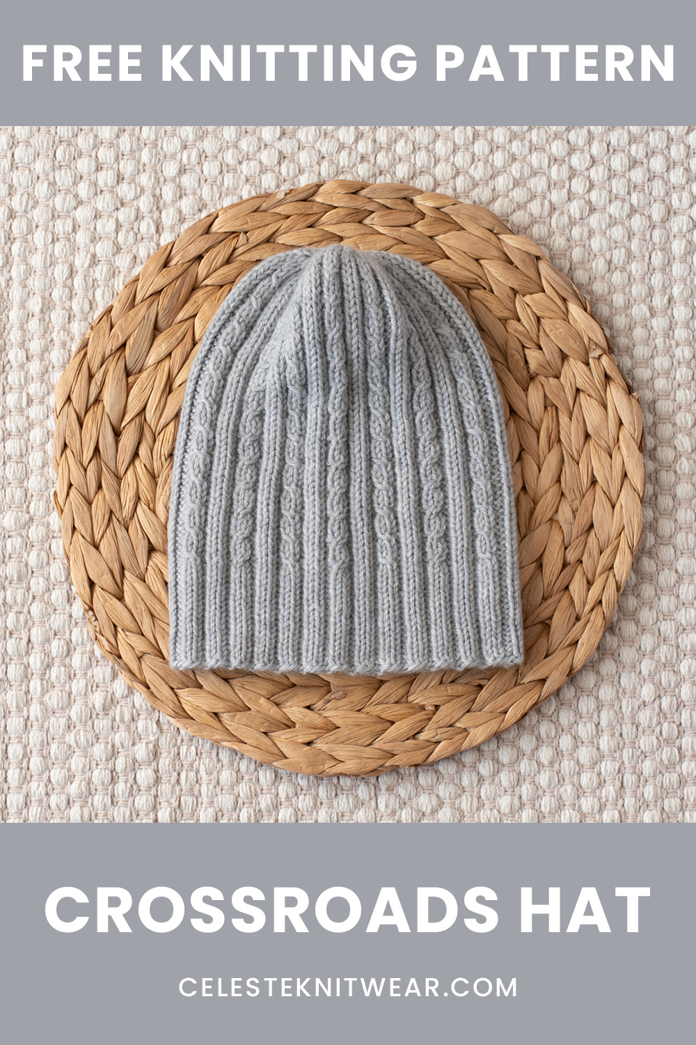 Crossroads Hat knitting pattern