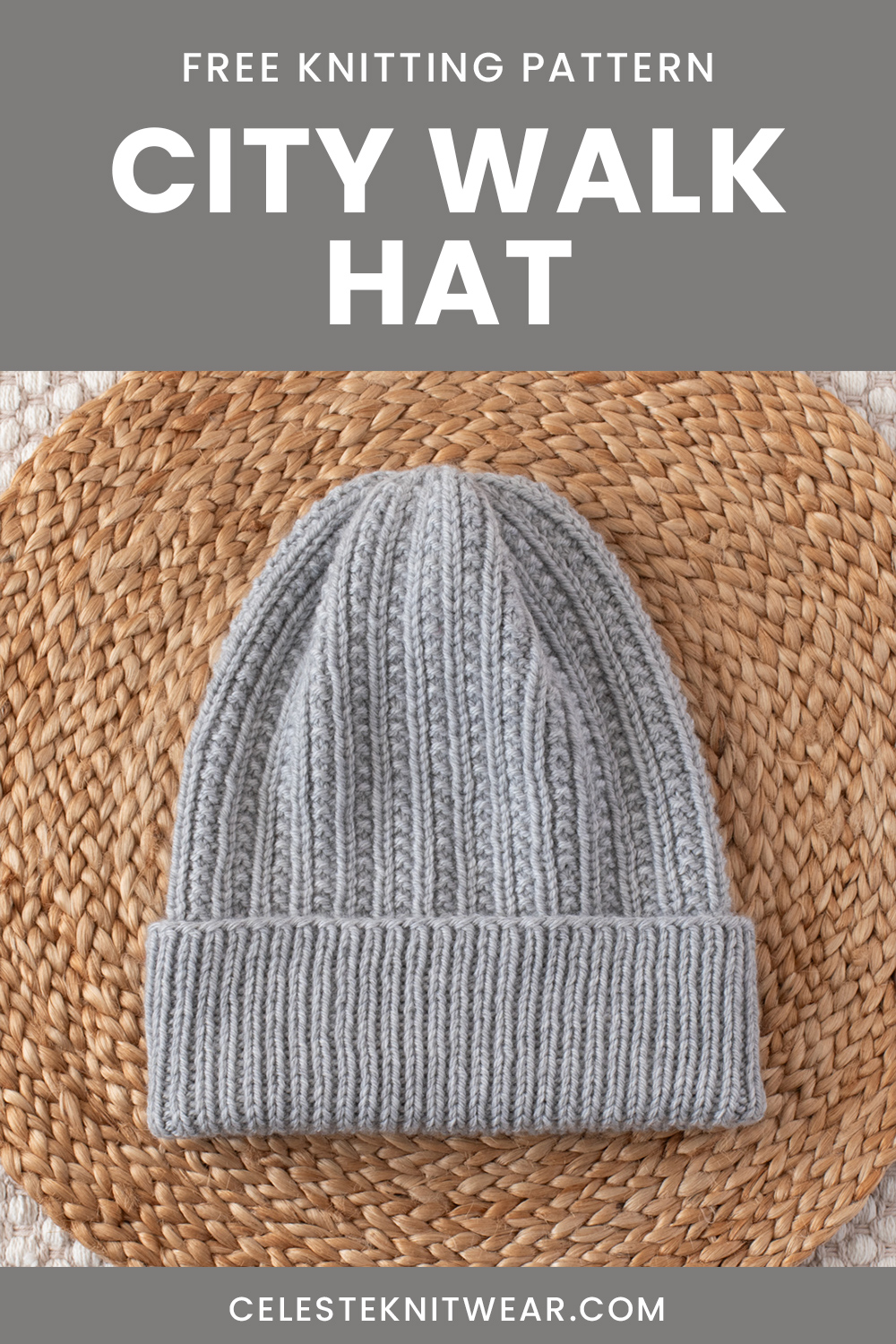 City Walk Hat knitting pattern