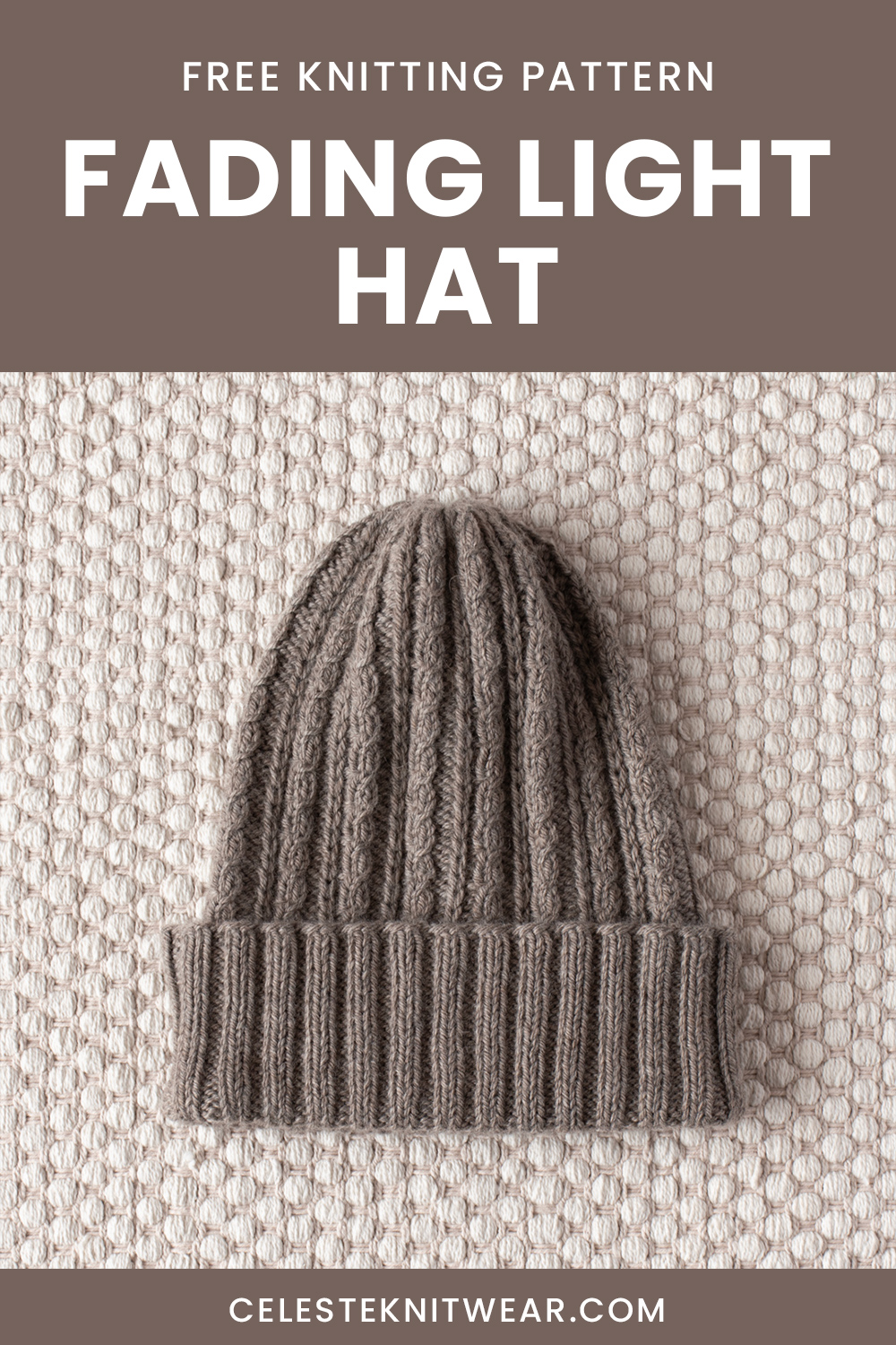 Fading Light Hat knitting pattern