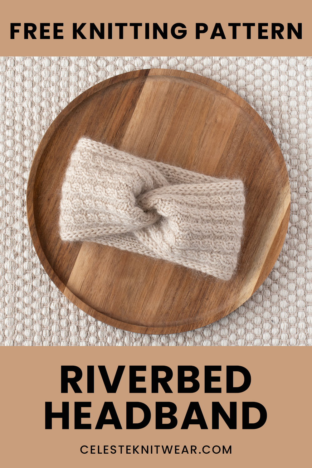 Riverbed Headband knitting pattern