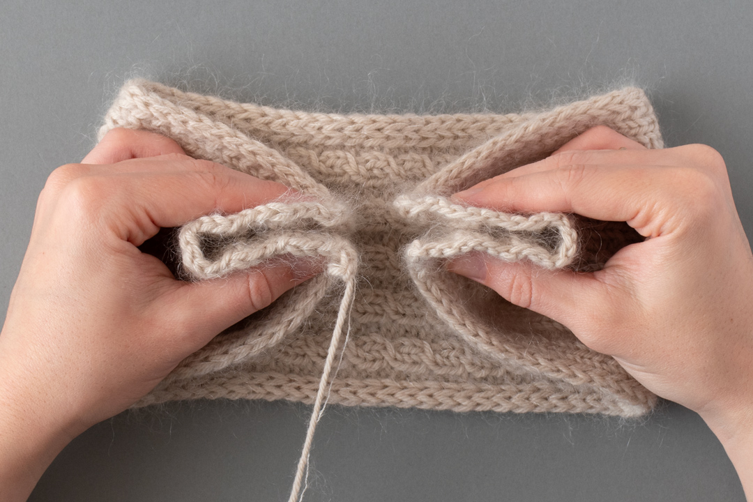 Riverbed Headband knitting pattern