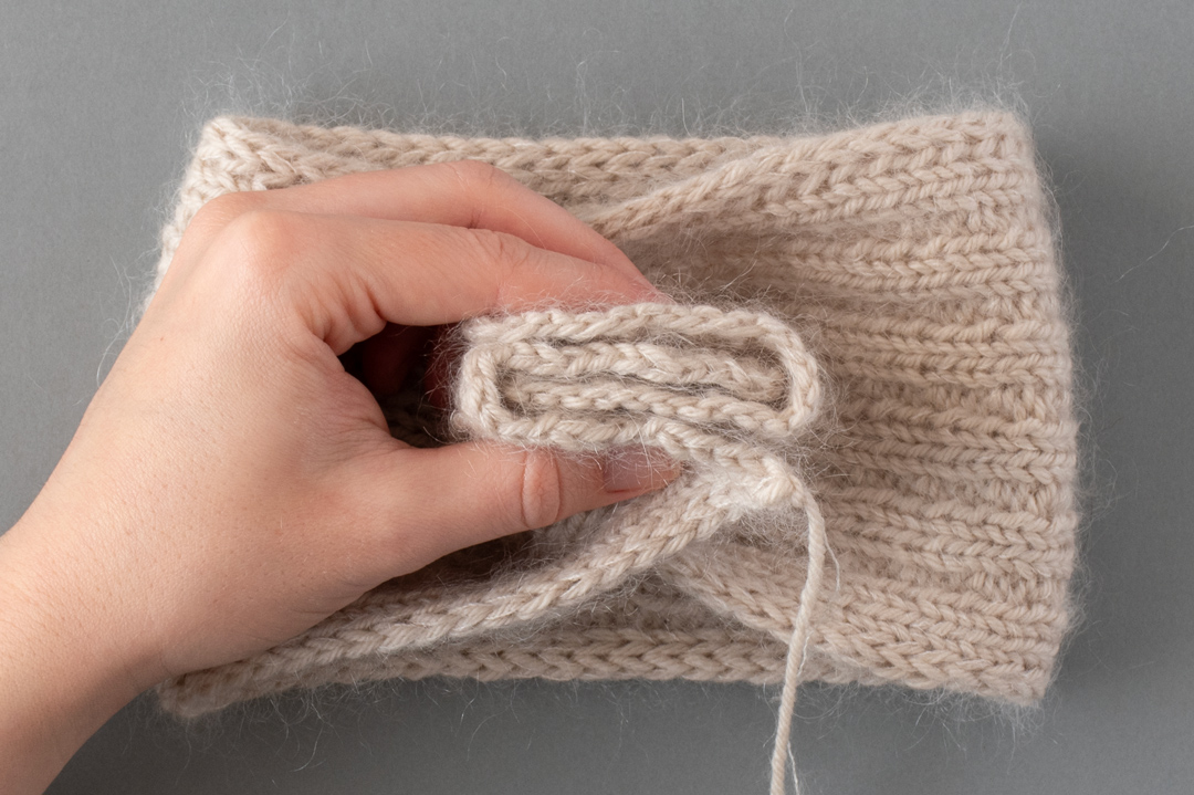 Riverbed Headband knitting pattern