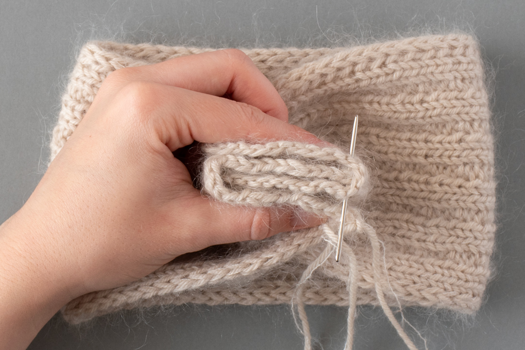 Riverbed Headband knitting pattern