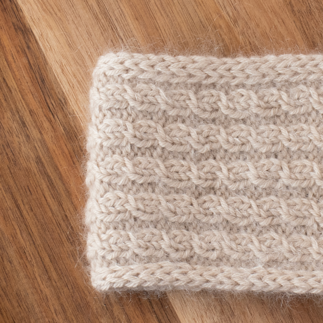 Riverbed Headband knitting pattern