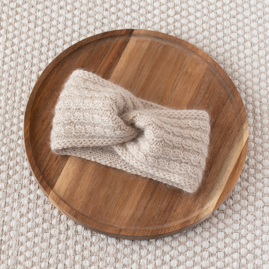 Riverbed Headband knitting pattern