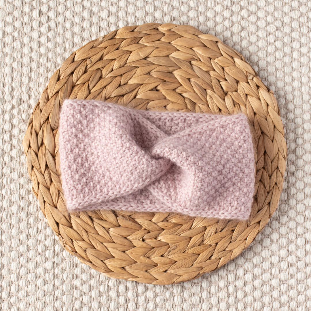 Crystalline air headband knitting pattern