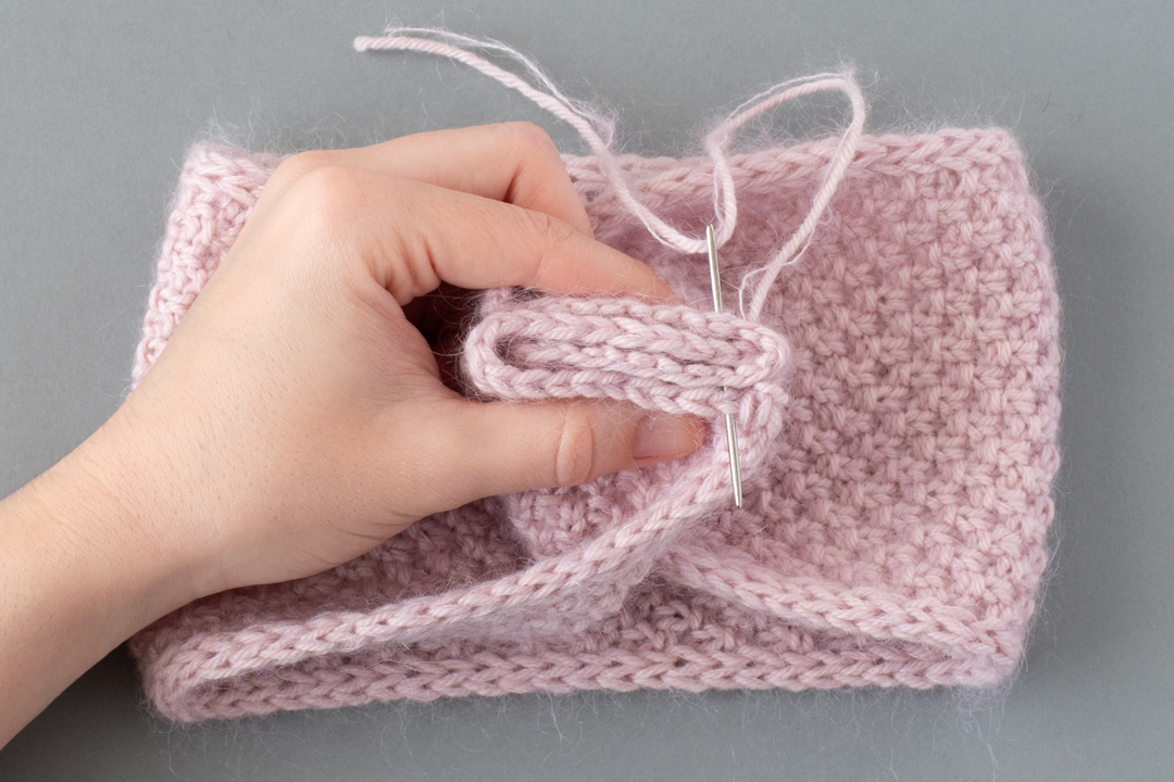 Crystalline air headband knitting pattern