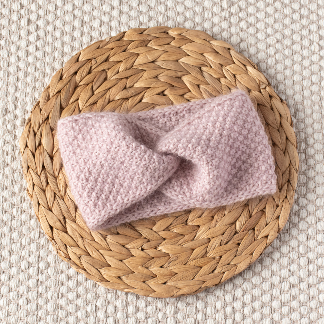 Crystalline air headband knitting pattern