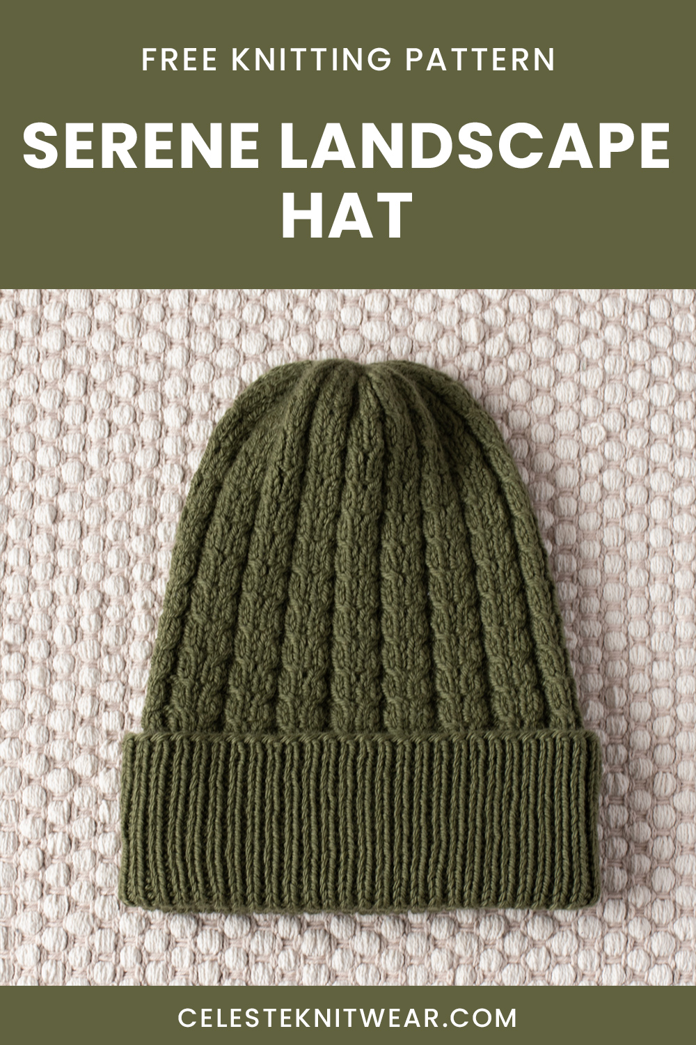 Serene Landscape Hat knitting pattern