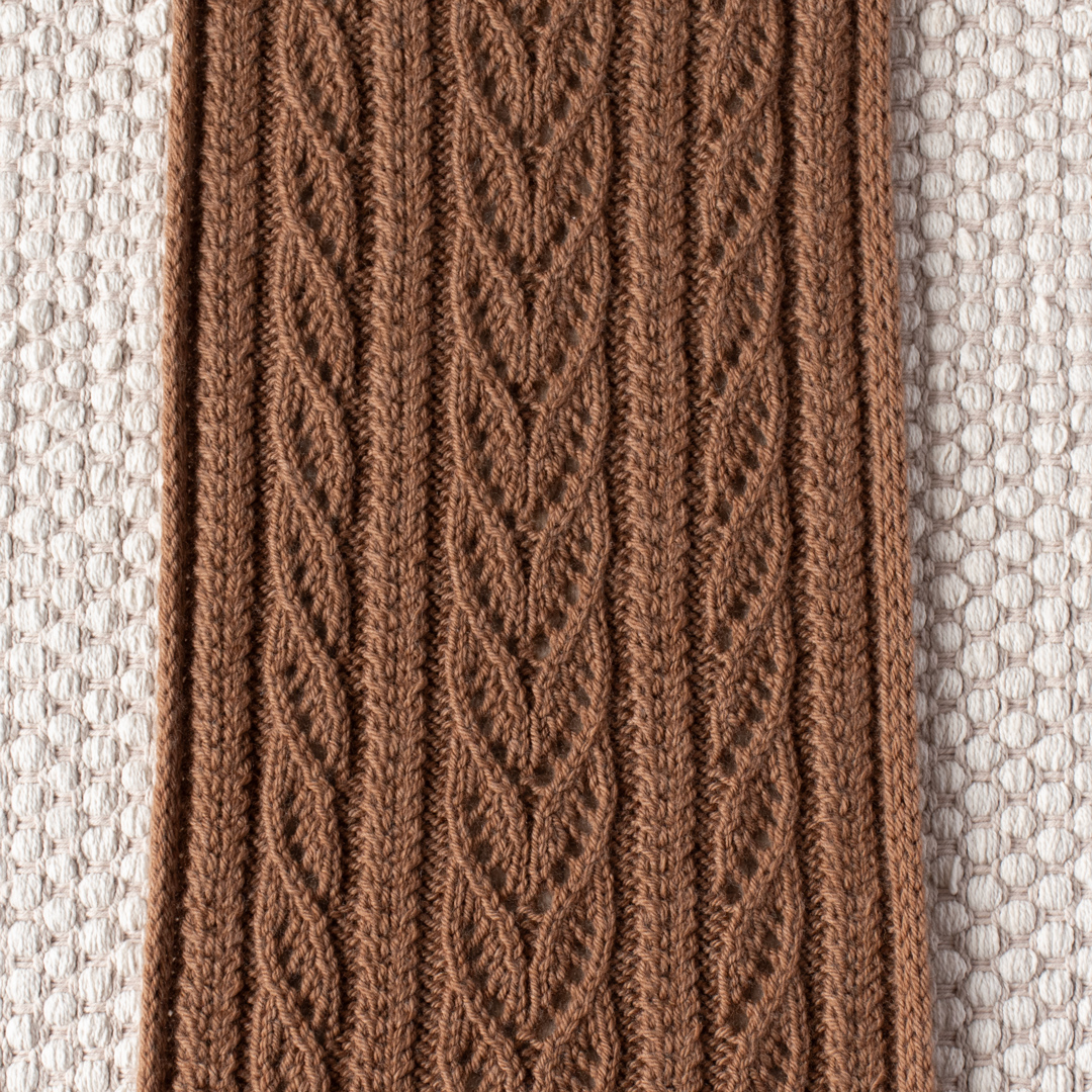 Wheat Field Scarf knitting pattern
