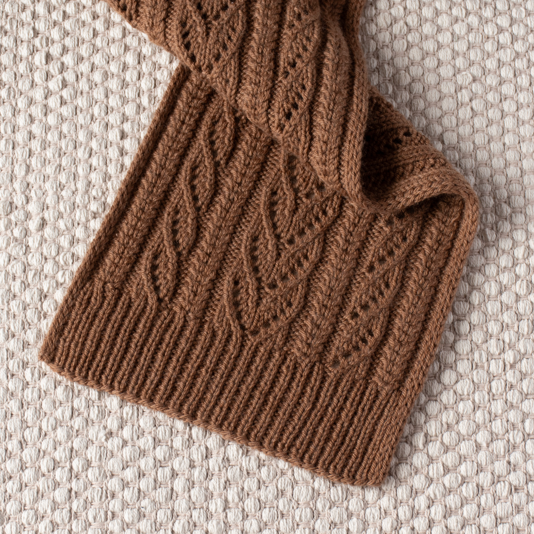 Wheat Field Scarf knitting pattern