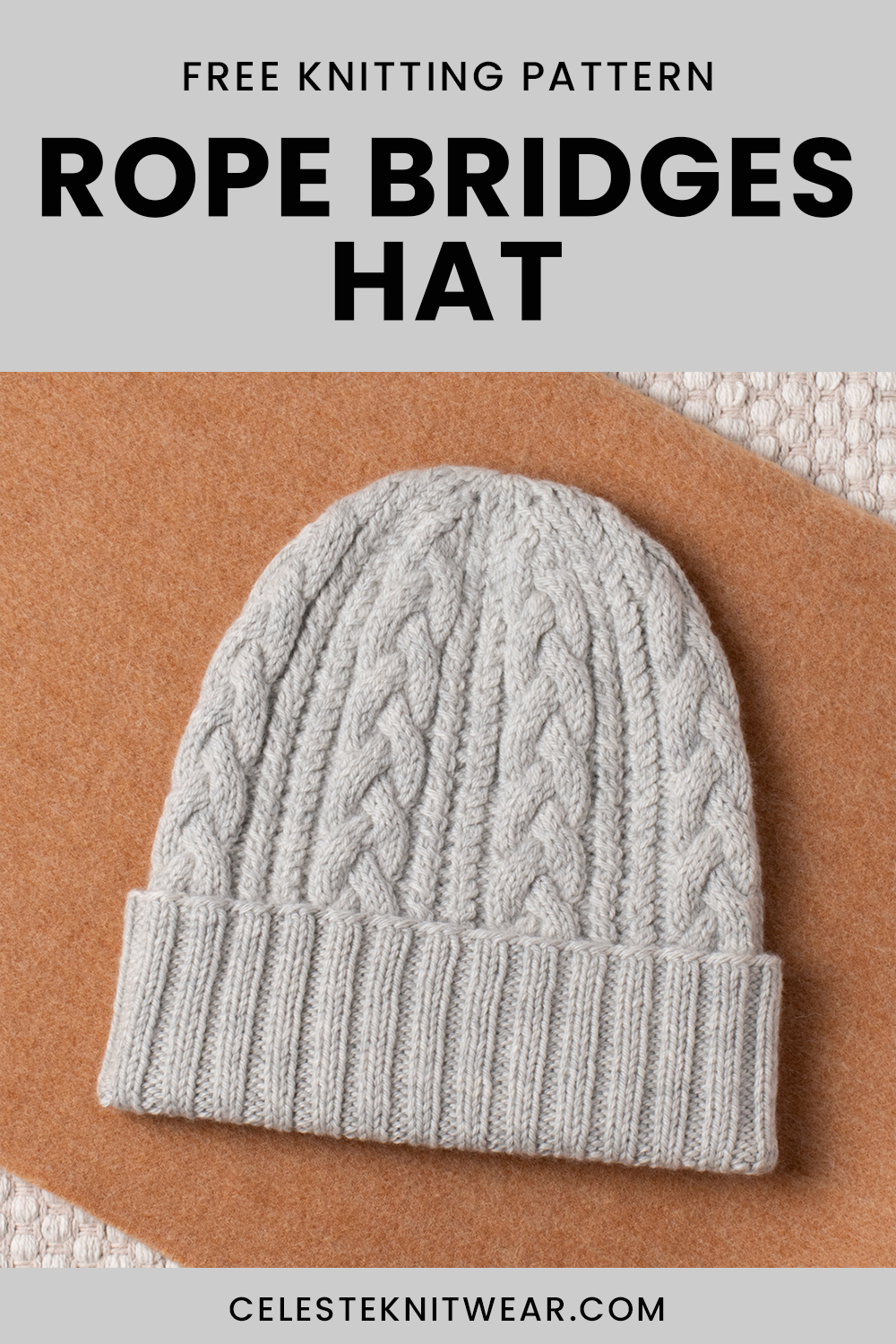 Rope Bridges Hat knitting pattern