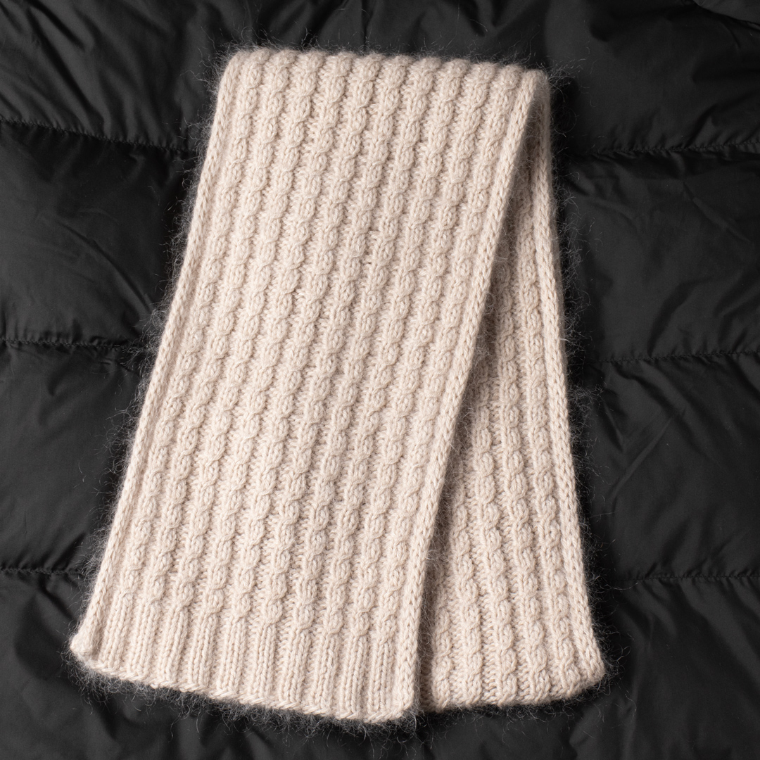 Riverbed Scarf knitting pattern