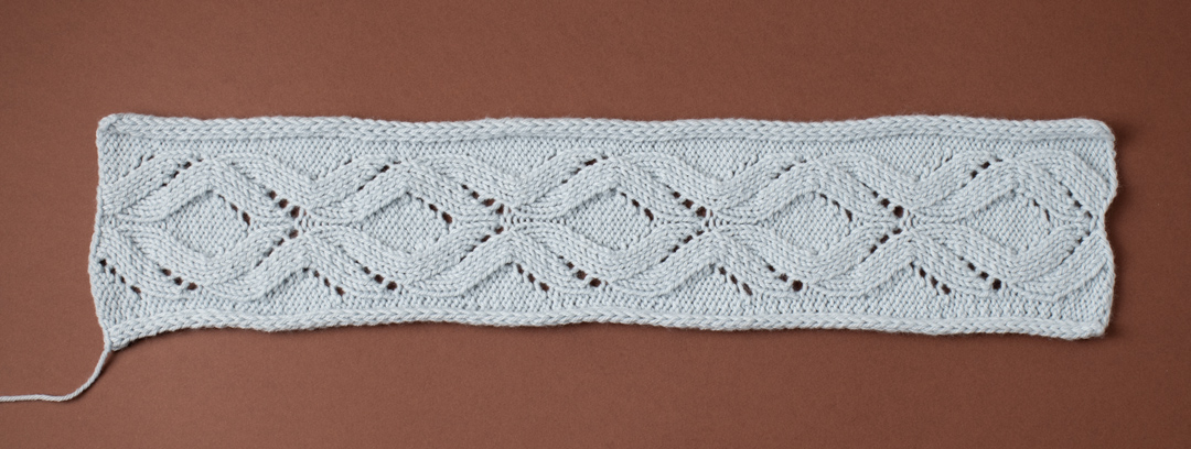 Ice Rink Headband knitting pattern