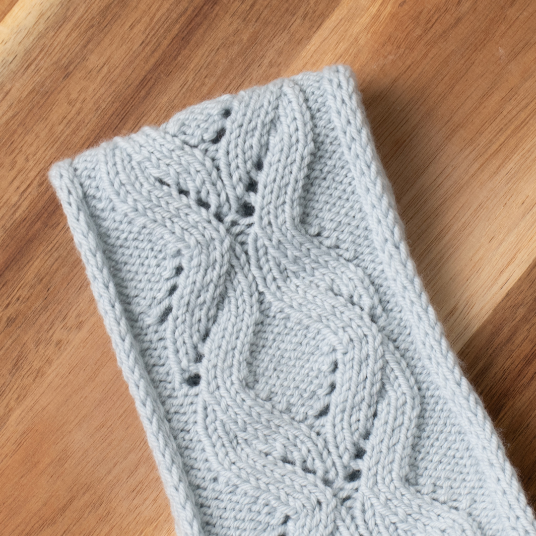 Ice Rink Headband knitting pattern