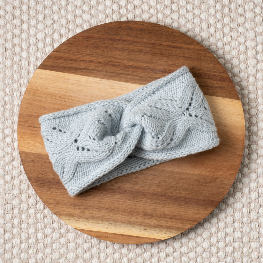 Ice Rink Headband knitting pattern