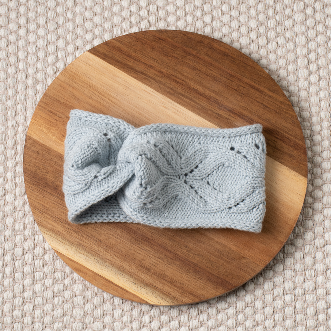 Ice Rink Headband knitting pattern