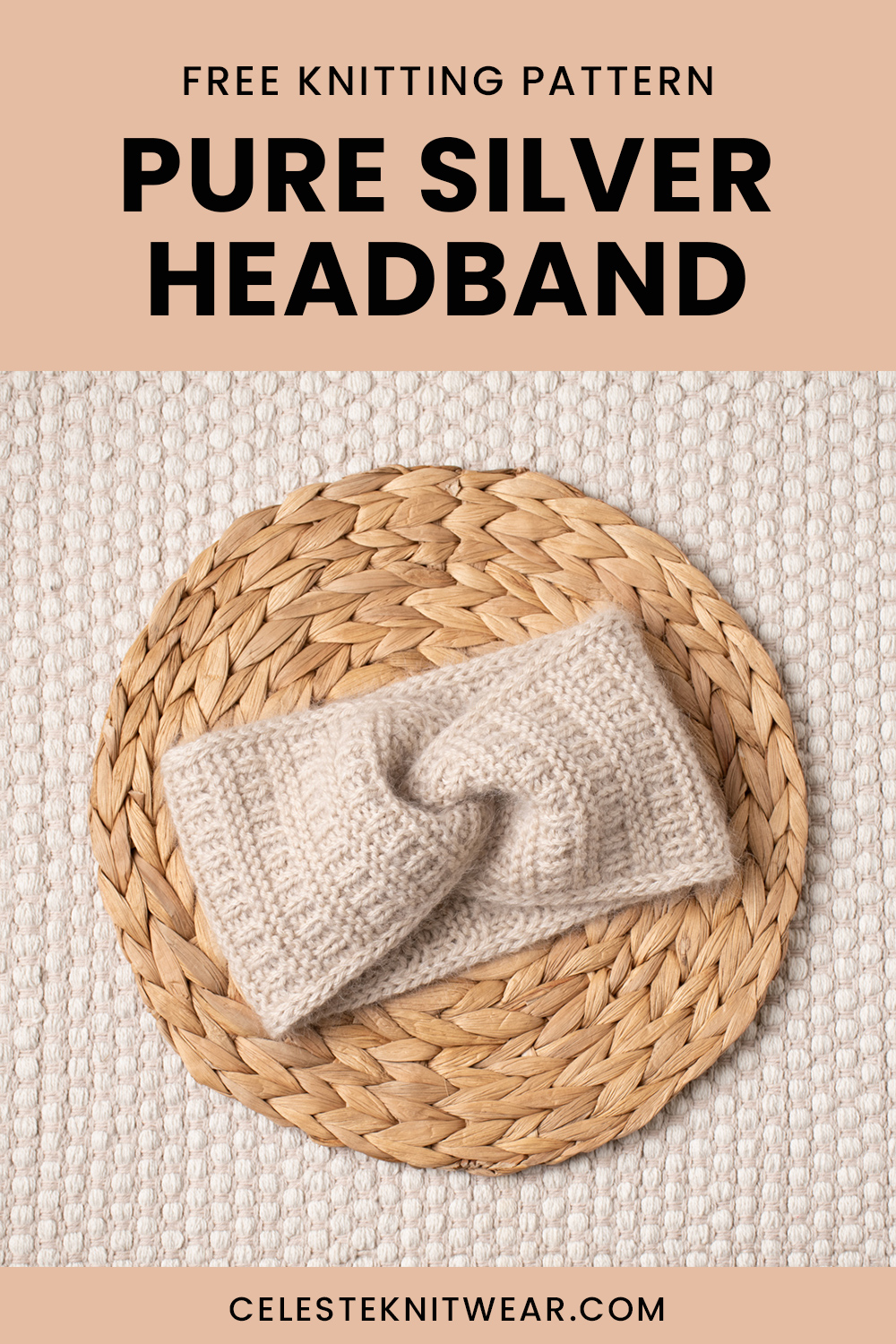 Pure Silver Headband knitting pattern