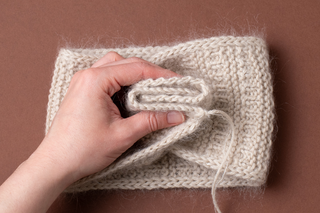 Pure Silver Headband knitting pattern