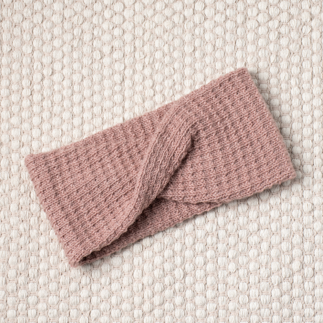 Rose Buds Headband knitting pattern