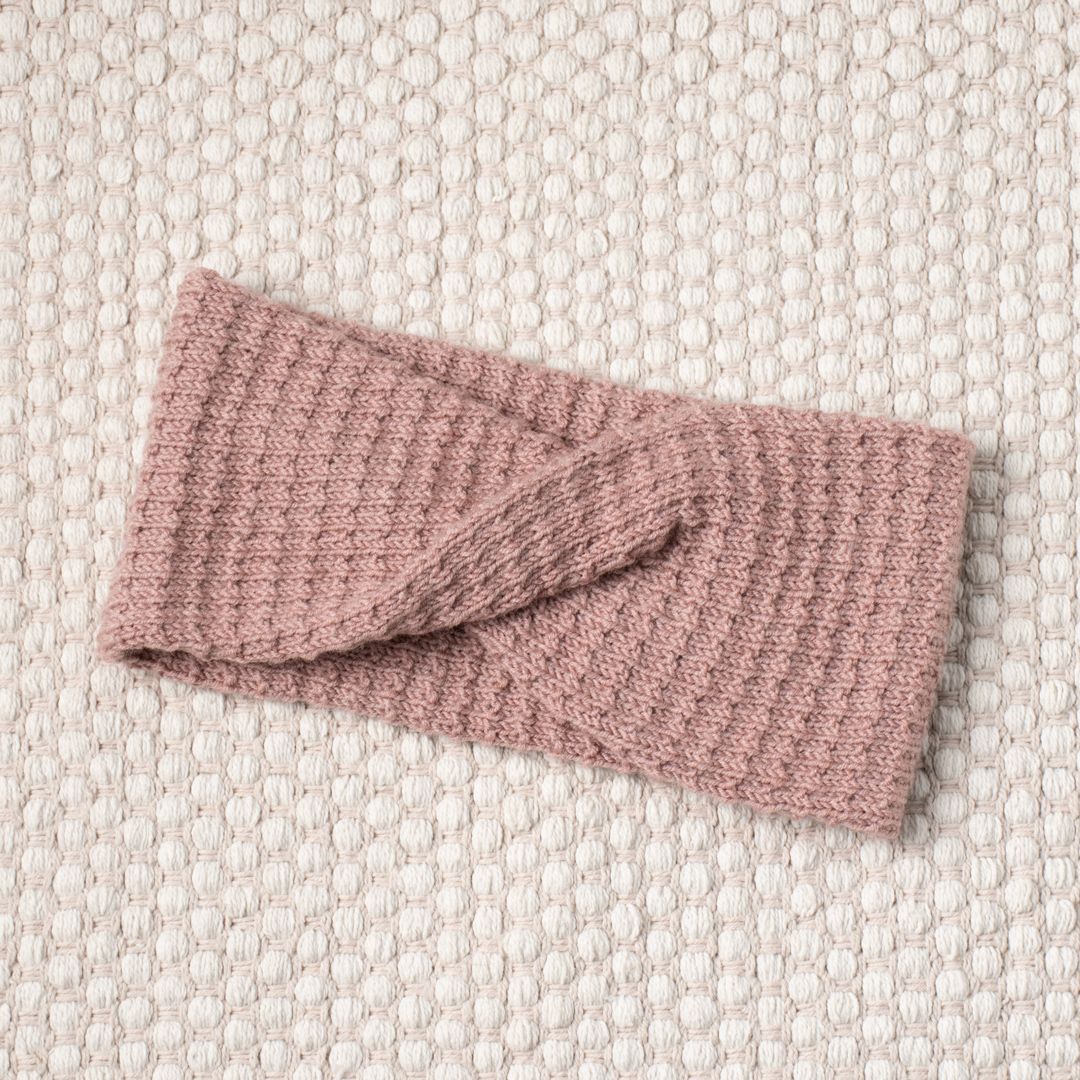 Rose Buds Headband knitting pattern