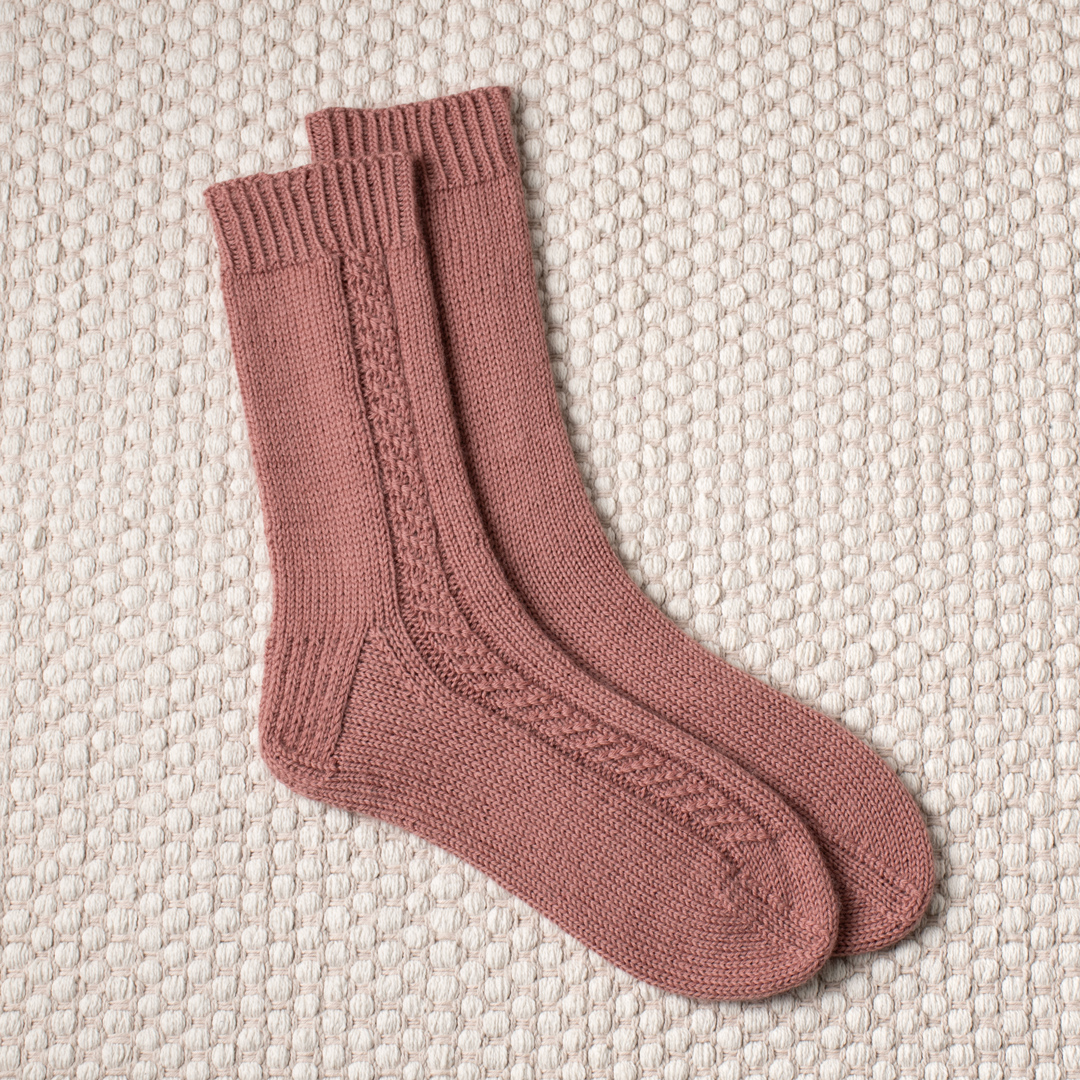 Rose Garden Socks knitting pattern