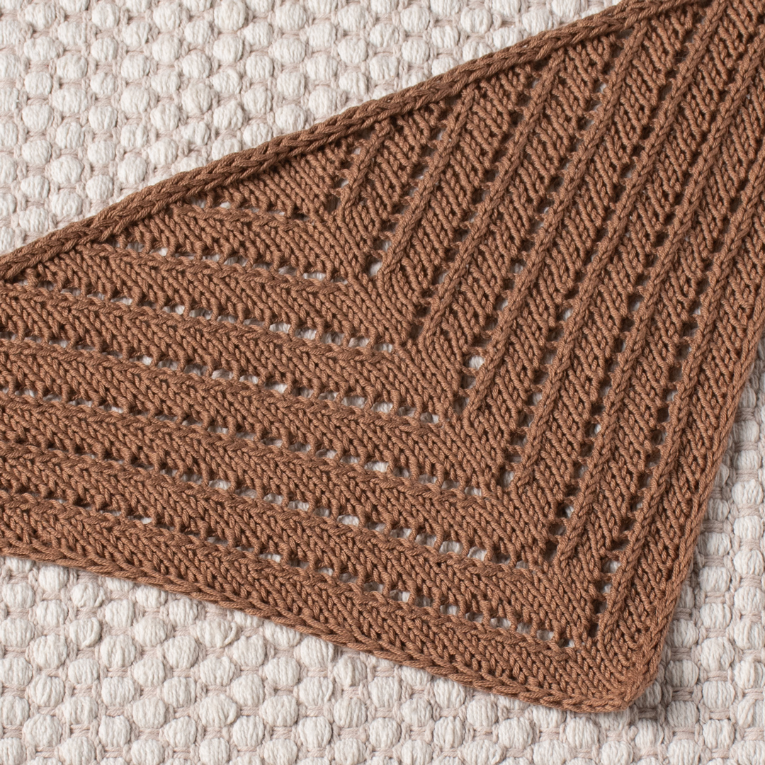 Country Road Bandana knitting pattern