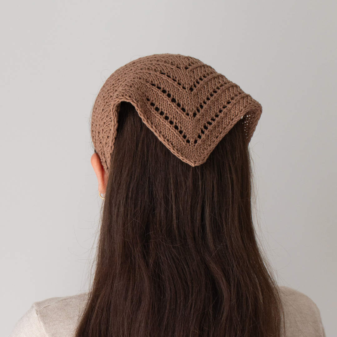 Country Road Bandana knitting pattern