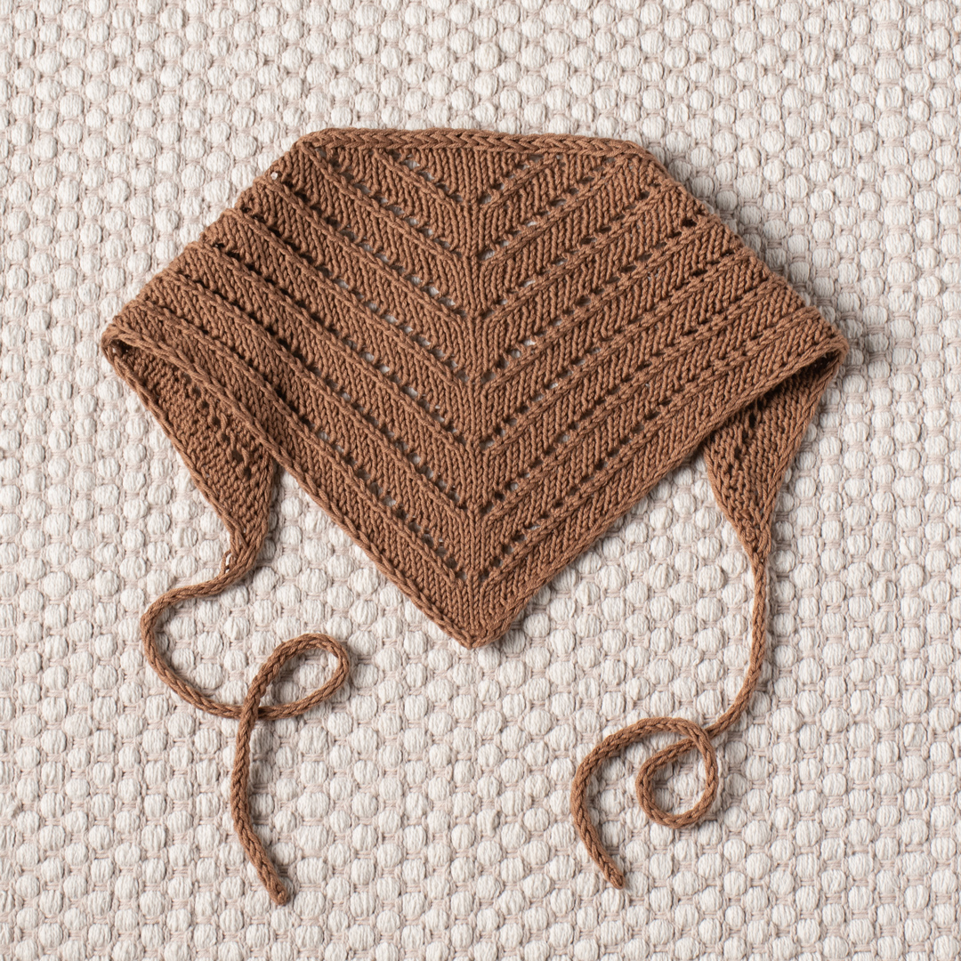 Country Road Bandana knitting pattern