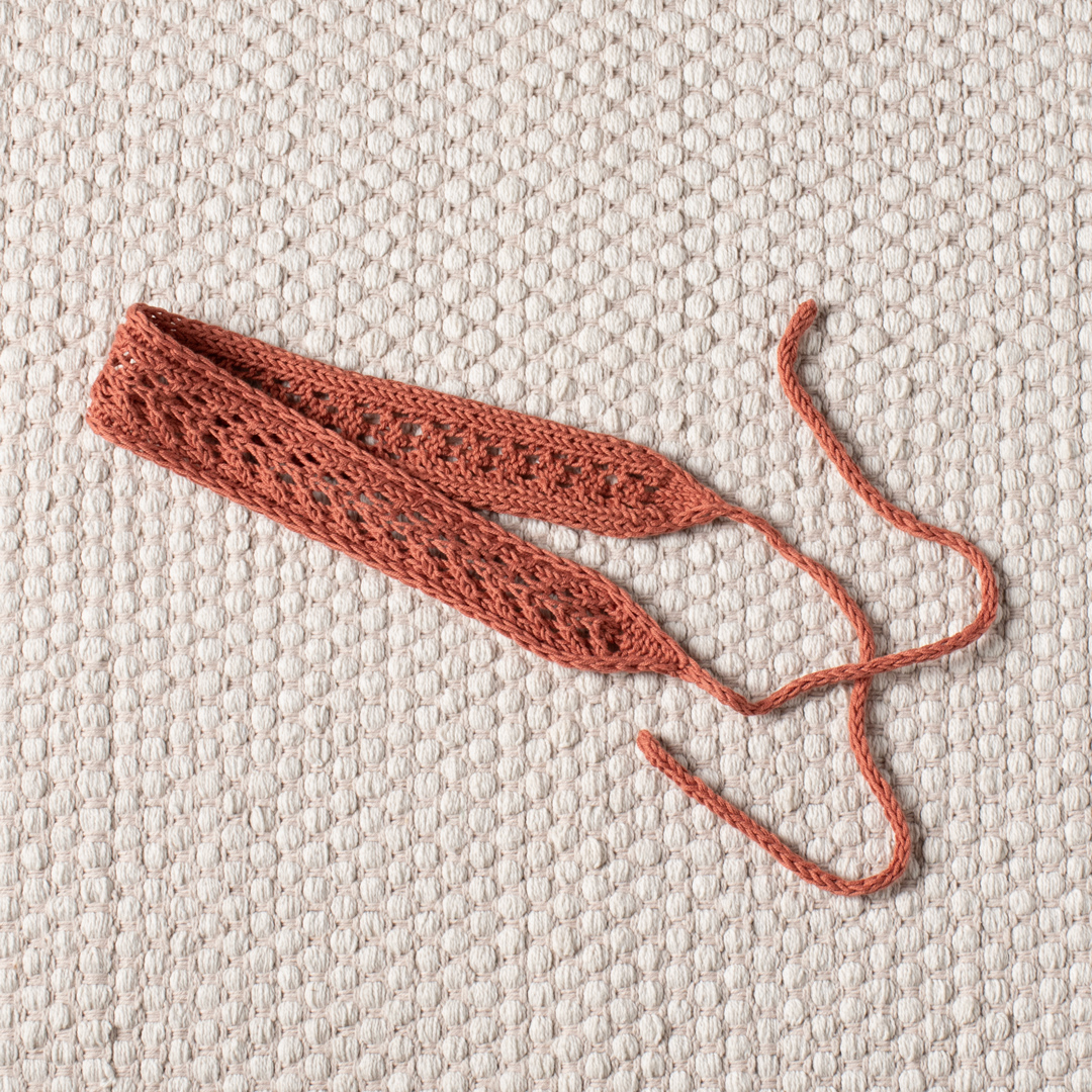 Heat wave headband knitting pattern