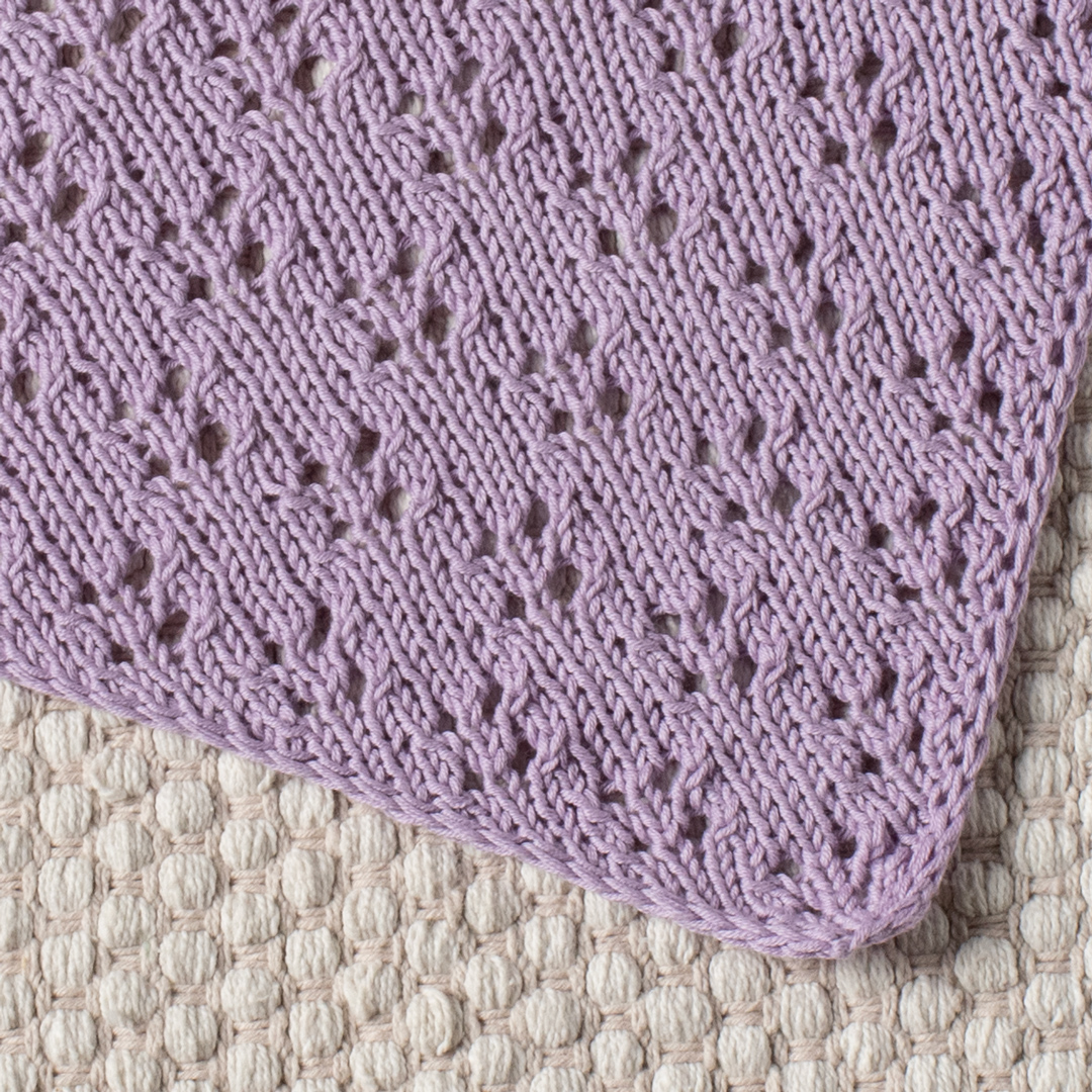 Flower Bed Bandana knitting pattern