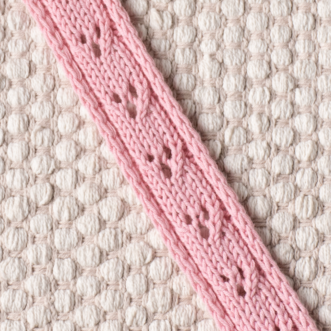 Pink Petals Headband knitting pattern