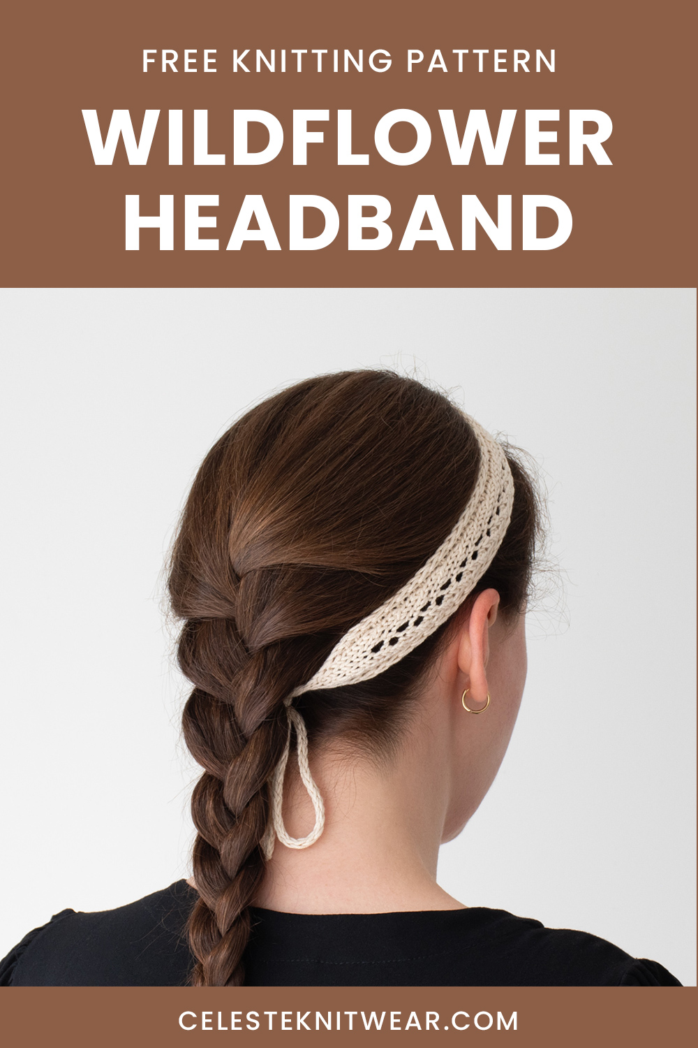 Wildflower Headband knitting pattern celeste knitwear
