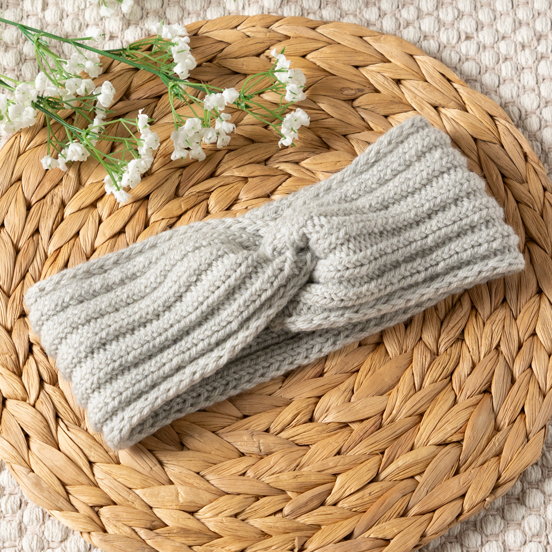 Knitted headband