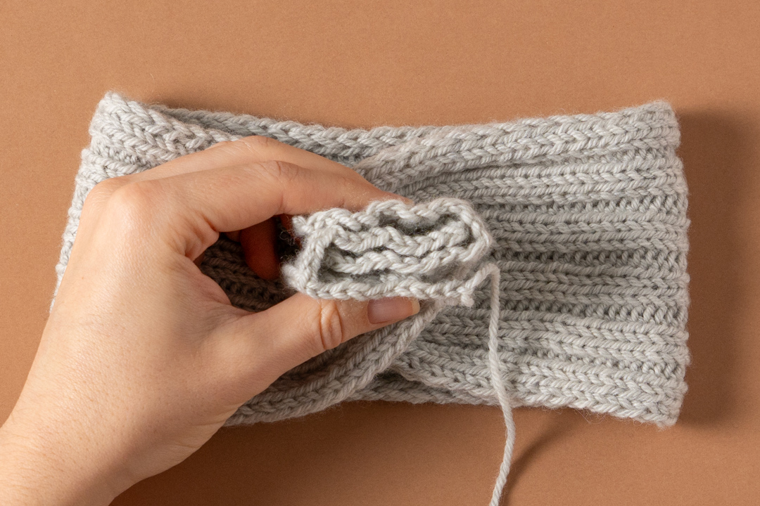Knitted headband