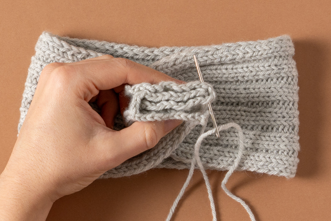 Knitted headband